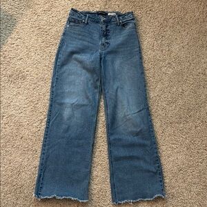 BCBGeneration Wide Leg Jeans in Denim Blue